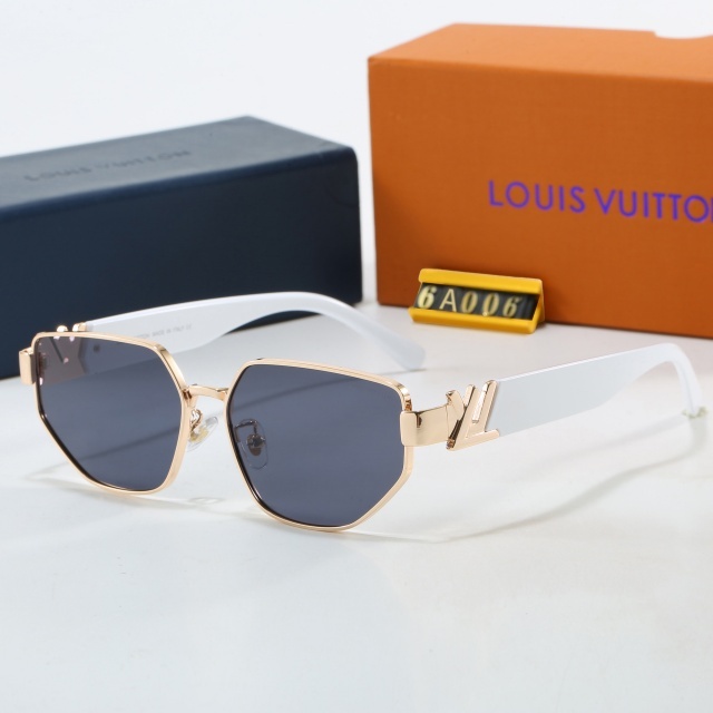 Gradient Color Lens Metal Design Sunglasses