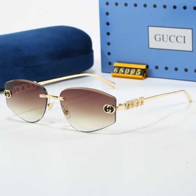 Retro Frameless Luxury Glasses