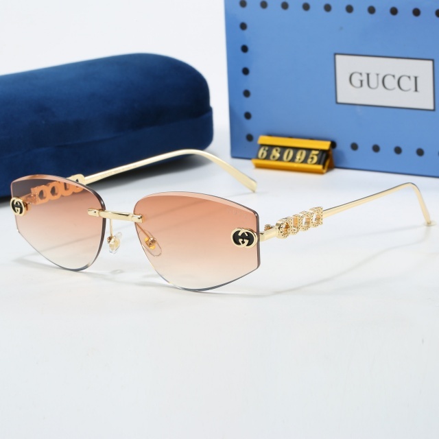 Retro Frameless Luxury Glasses