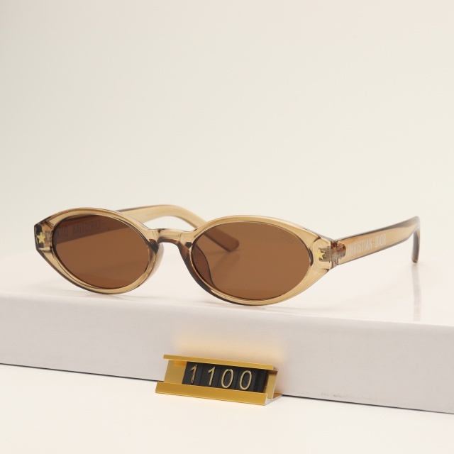 Classic Style Oval Frame Luxury Glasses