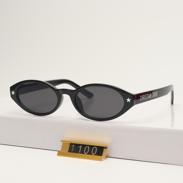 Classic Style Oval Frame Luxury Glasses