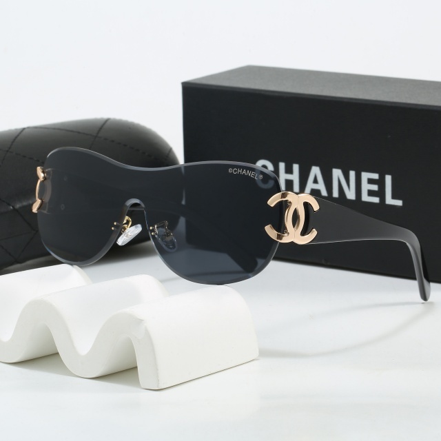 One Piece Frameless Retro Glasses