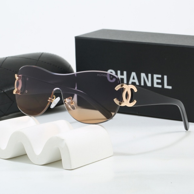 One Piece Frameless Retro Glasses