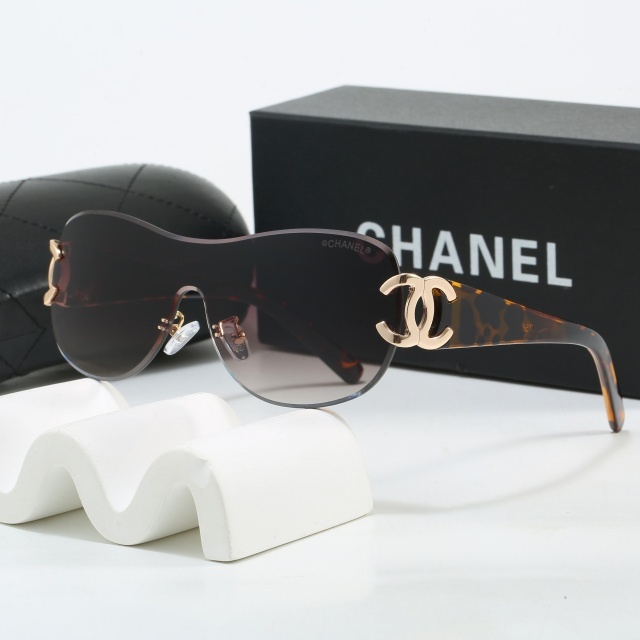 One Piece Frameless Retro Glasses