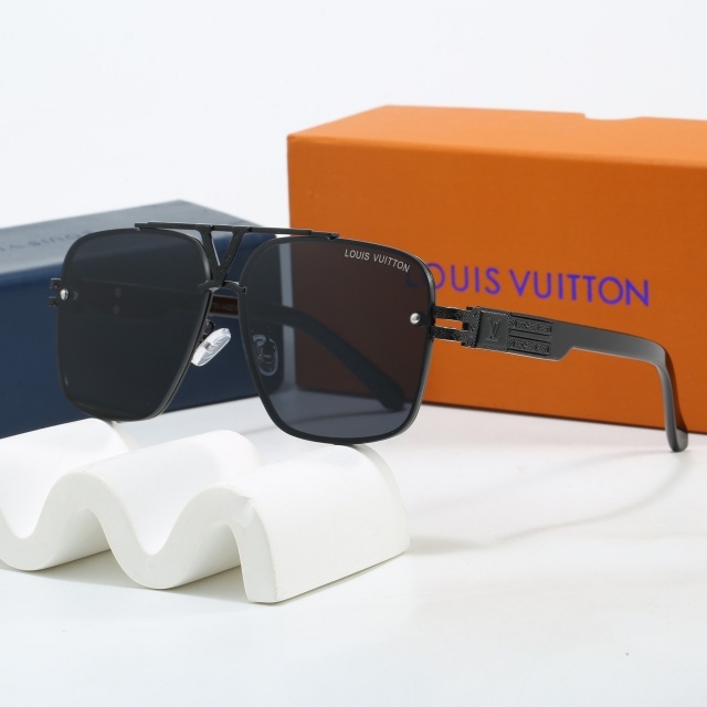 Oversize Metal Frame Unisex Glasses