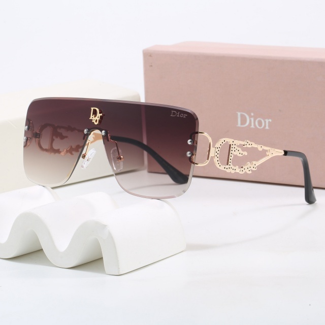 Oversize Onepiece Luxury Design Glasses