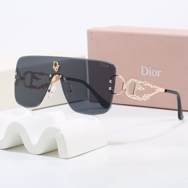 Oversize Onepiece Luxury Design Glasses