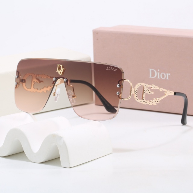Oversize Onepiece Luxury Design Glasses