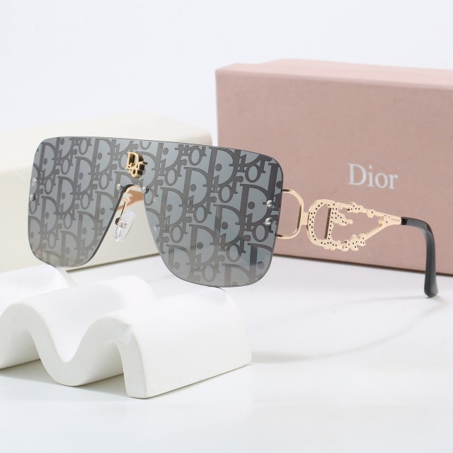 Oversize Onepiece Luxury Design Glasses