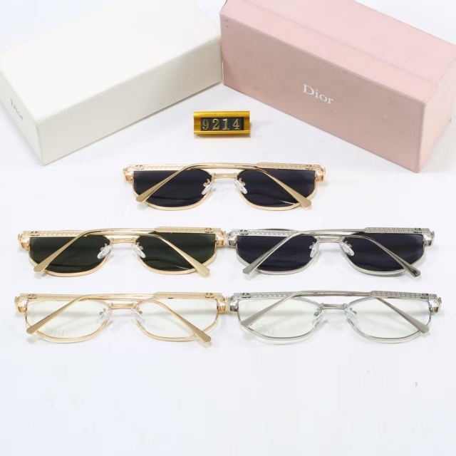 Luxury Design Small Metal Frame Sunglasses