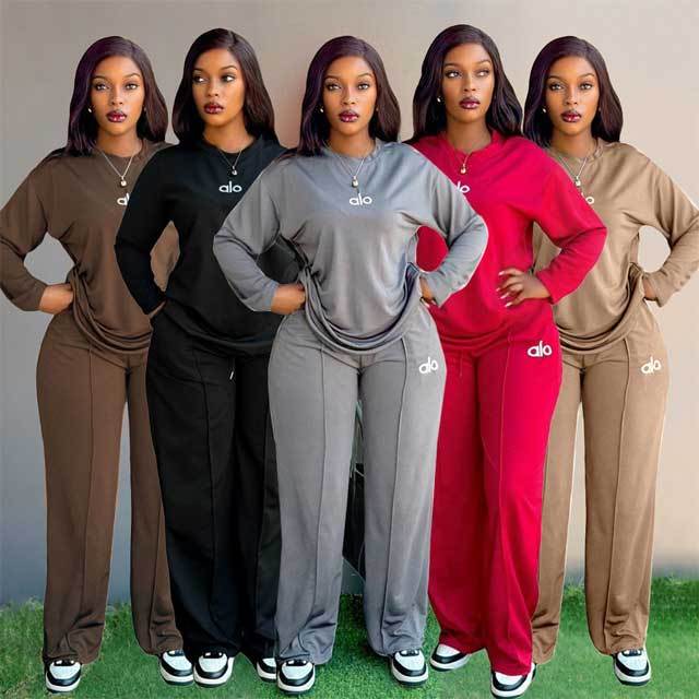 Embroidery Fashion Fall Pants Suit