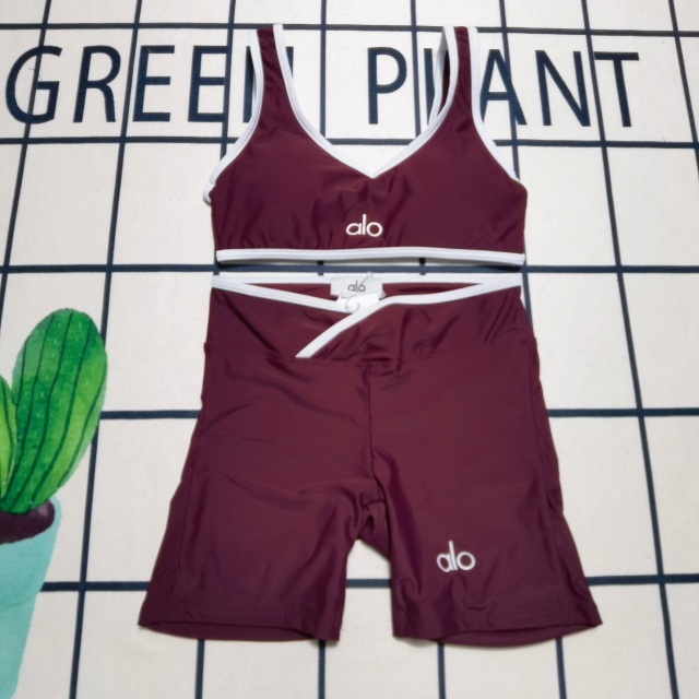 Bra Top Skinny Yoga Short Set