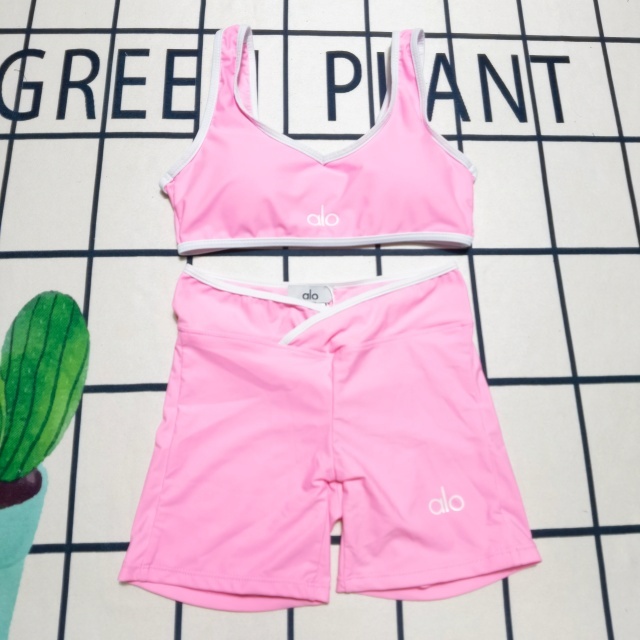Bra Top Skinny Yoga Short Set