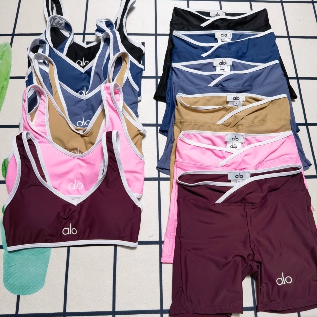 Bra Top Skinny Yoga Short Set