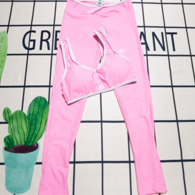 Fashion Bra Top Skinny Yoga Set