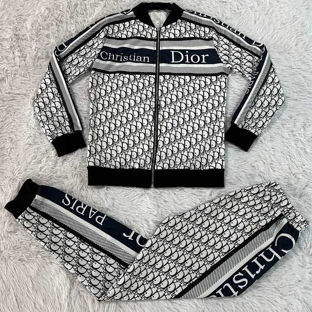 Luxury Fashion Printed Women Fall Tracksuit Set