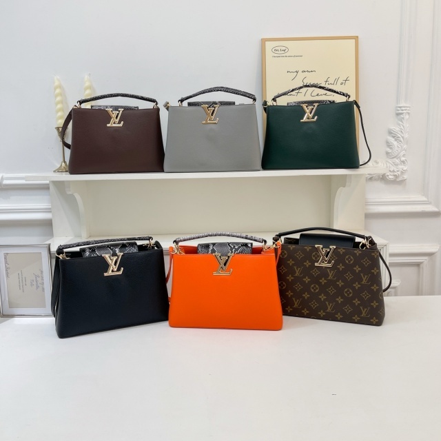Metal Logo Leather Fashion Crossbody Bag