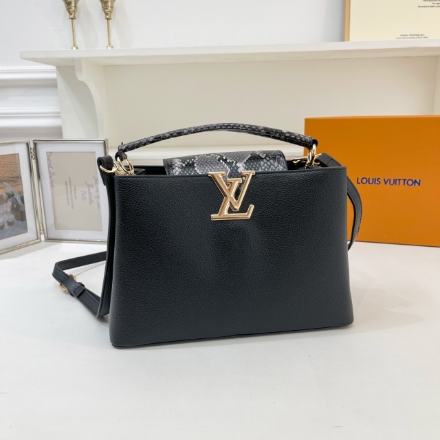 Metal Logo Leather Fashion Crossbody Bag