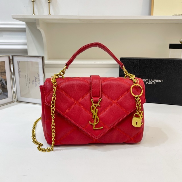 Metal Logo Luxury Leather Women Purses
