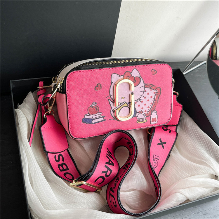 Fashion Cartoon Leather Crossbody Bag