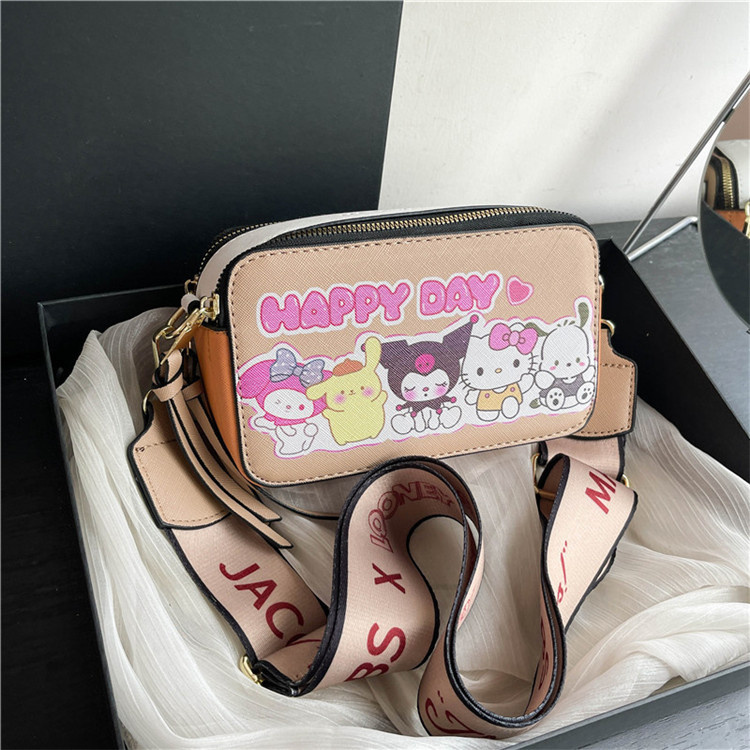 Fashion Cartoon Leather Crossbody Bag