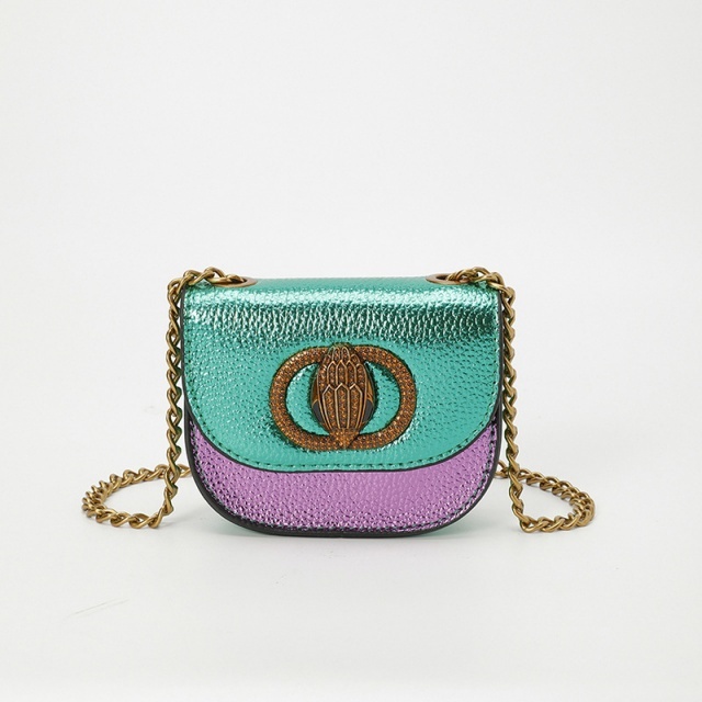 Color Block Chains Mini Bag