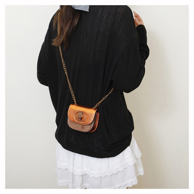 Color Block Chains Mini Bag