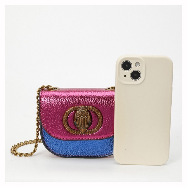Color Block Chains Mini Bag