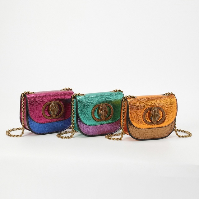 Color Block Chains Mini Bag