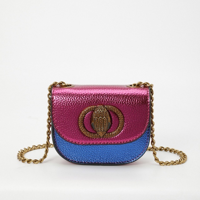 Color Block Chains Mini Bag