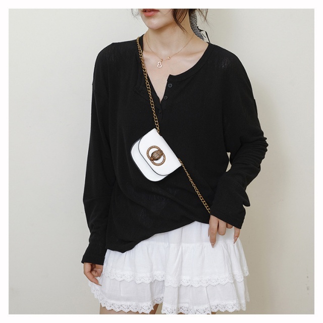 Color Block Chains Mini Bag