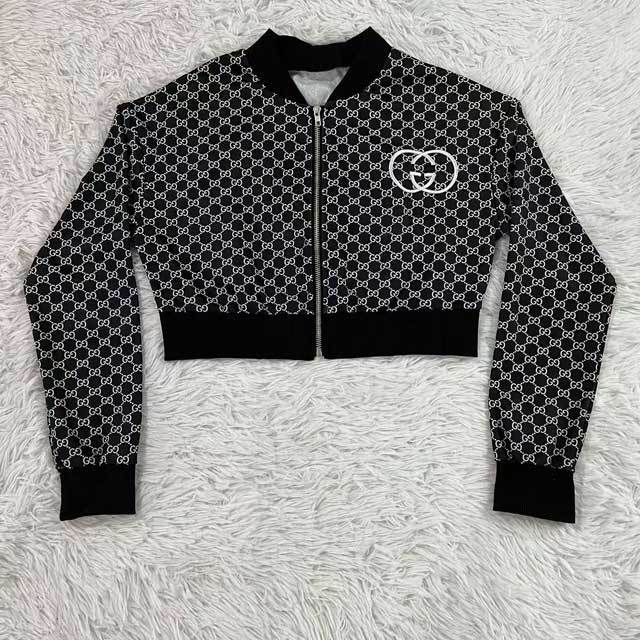 Fashion Embroidery Printed Zipper Fall Jacket
