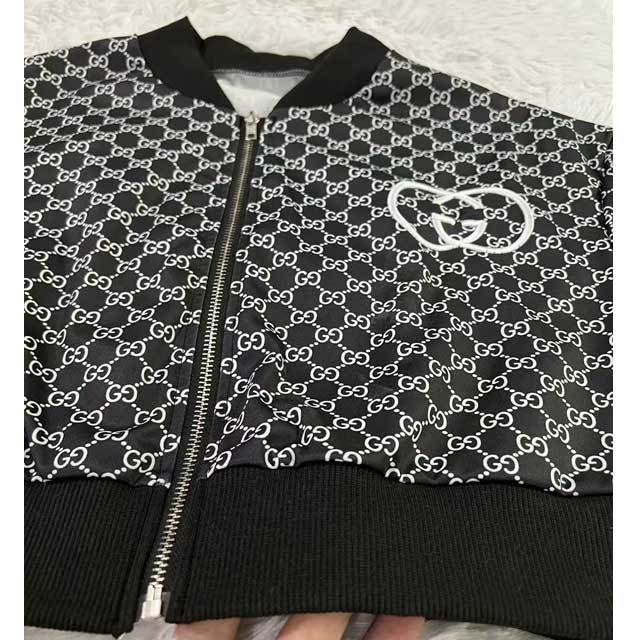 Fashion Embroidery Printed Zipper Fall Jacket