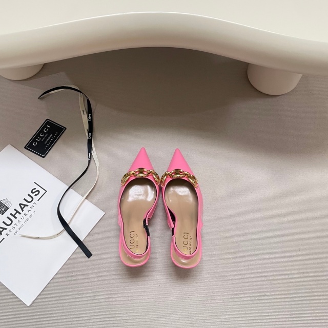 Pointed Toe Leather Sexy High Heeled Sandals