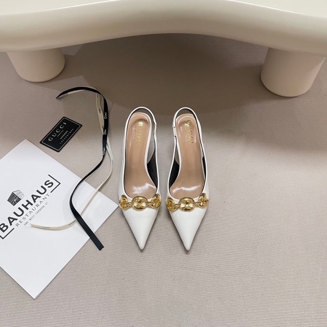 Pointed Toe Leather Sexy High Heeled Sandals