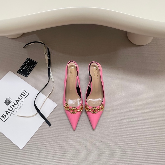 Pointed Toe Leather Sexy High Heeled Sandals