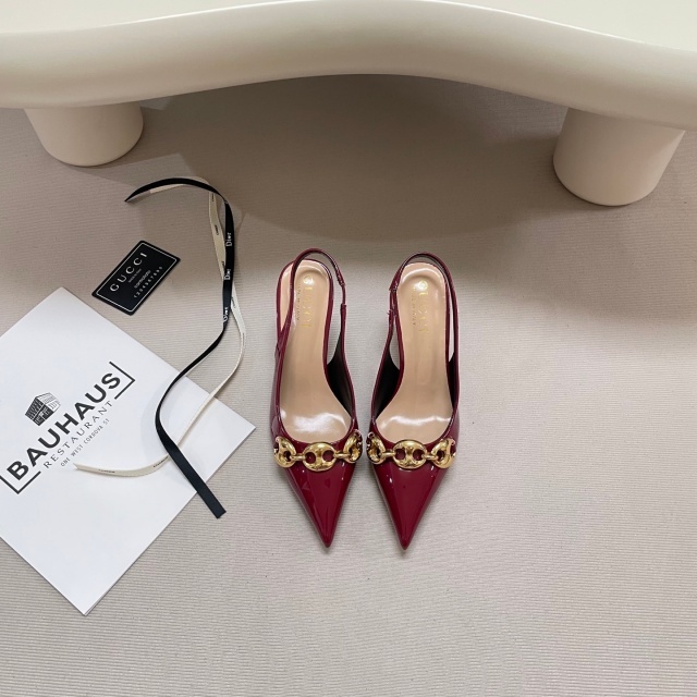 Pointed Toe Leather Sexy High Heeled Sandals