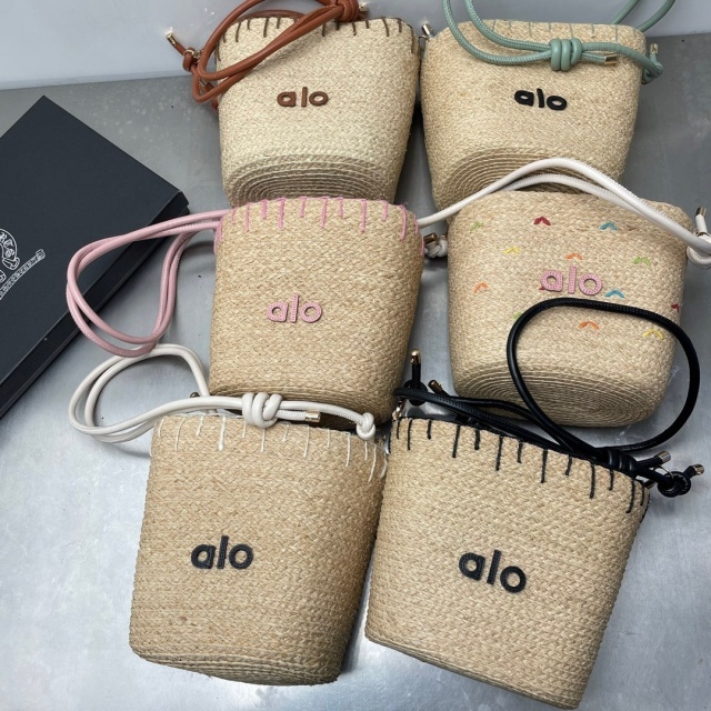 Natural Raffia Hat Shoulder Bag Set