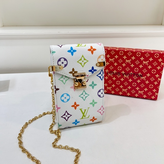 Luxury Fashion Chained Leather Messenger Bag