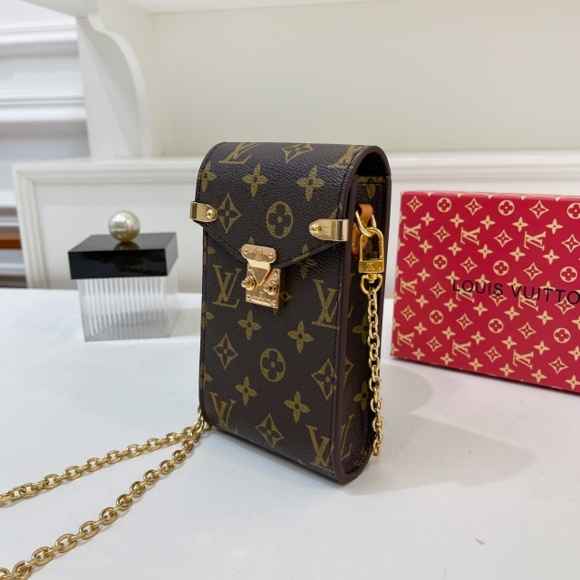Luxury Fashion Chained Leather Messenger Bag