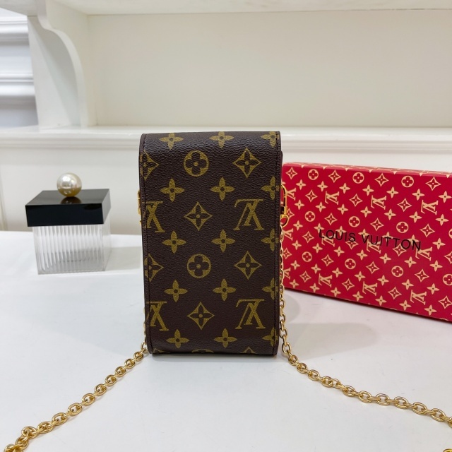 Luxury Fashion Chained Leather Messenger Bag