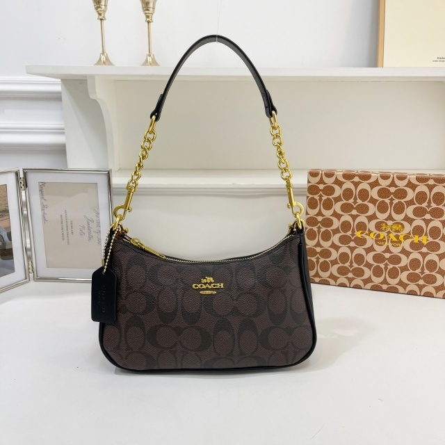 Luxury Fashion Metal Logo Leather Women Purses