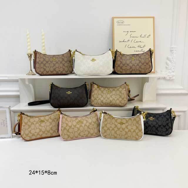 Luxury Fashion Metal Logo Leather Women Purses