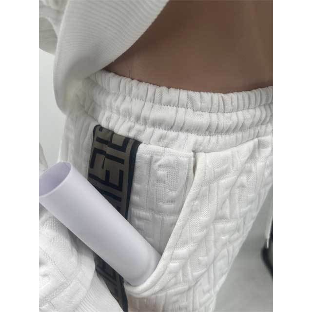 Fashion Embroidery Embossing Fall Tracksuit Set