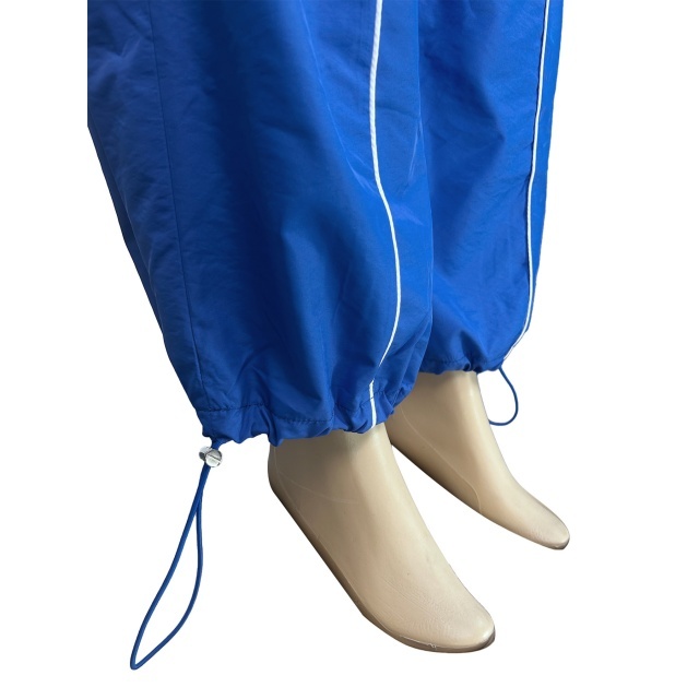 Casual Style Color Block Windbreaker Pant Set