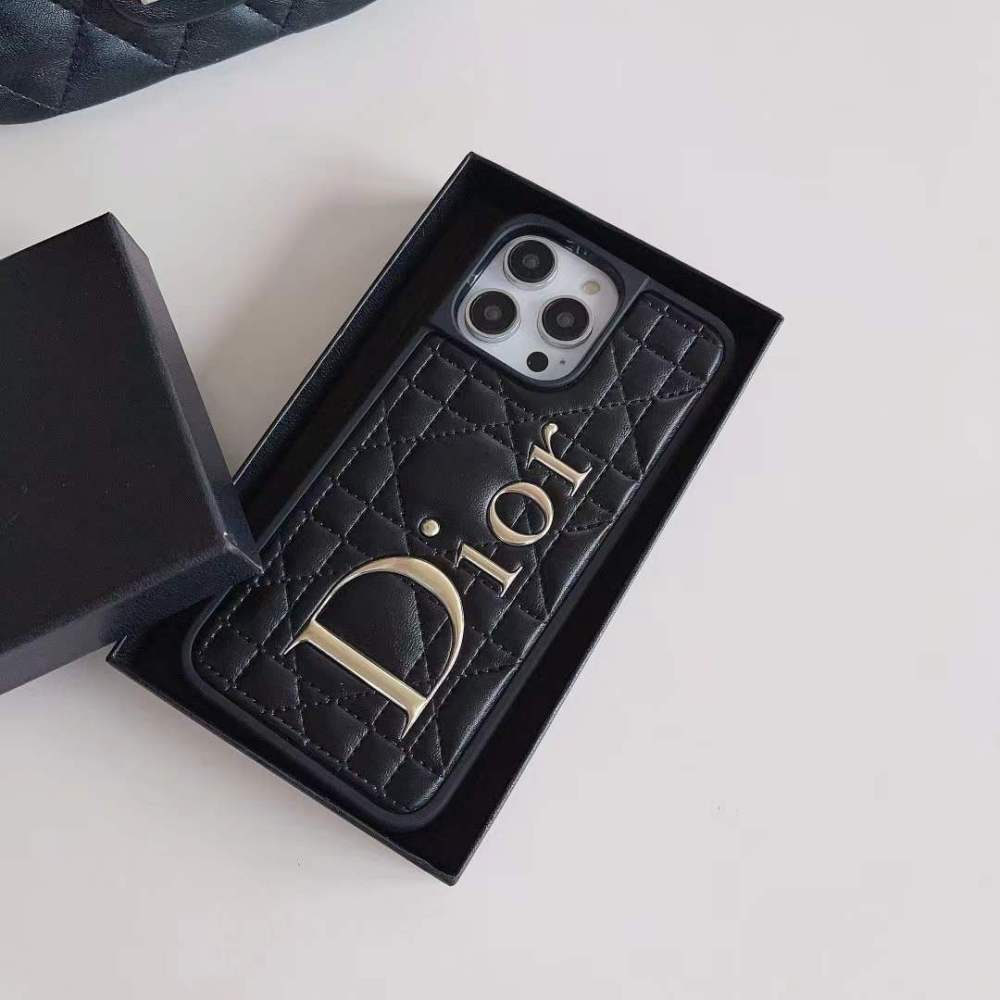 Fashion Embossing Leather Luxury Phone Cases