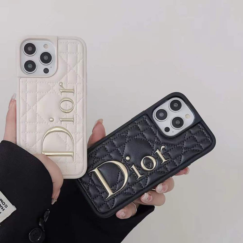 Fashion Embossing Leather Luxury Phone Cases