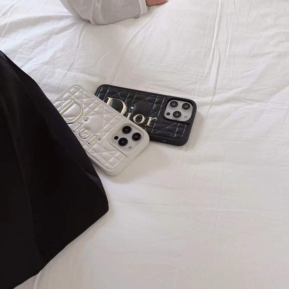 Fashion Embossing Leather Luxury Phone Cases