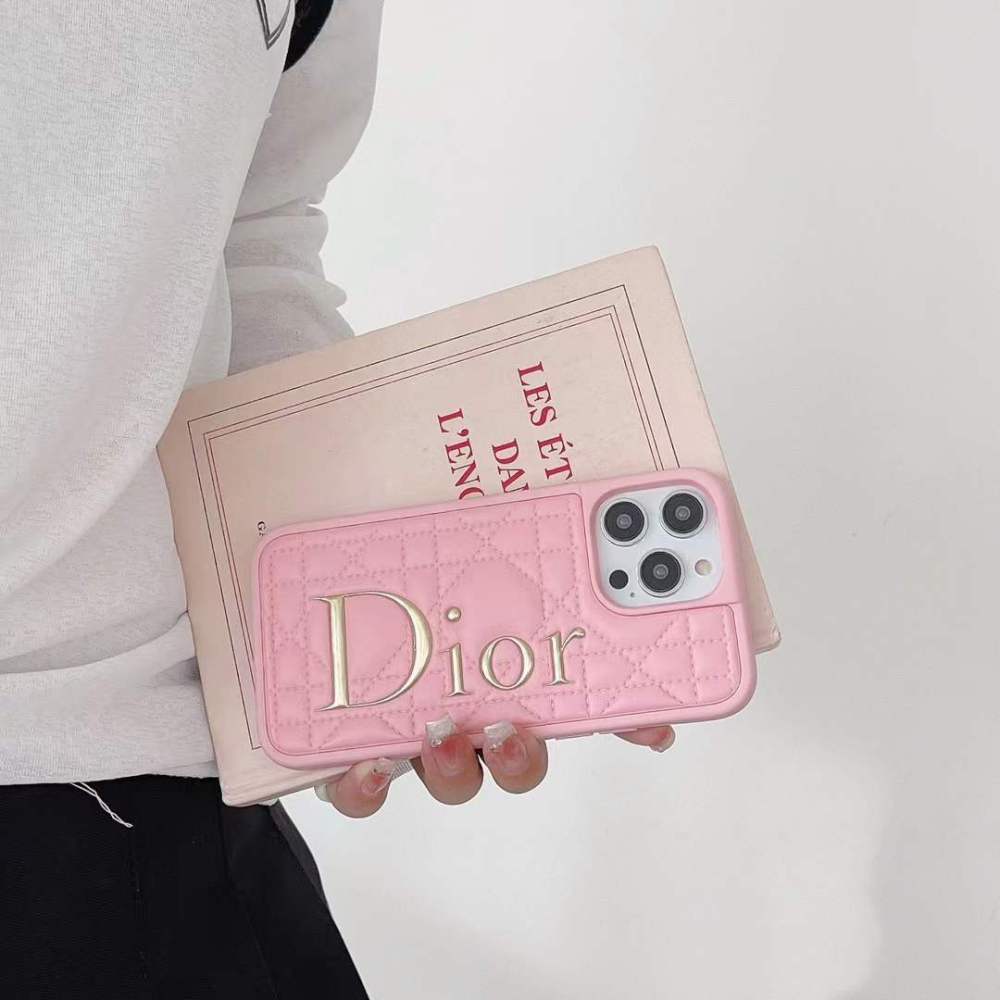 Fashion Embossing Leather Luxury Phone Cases