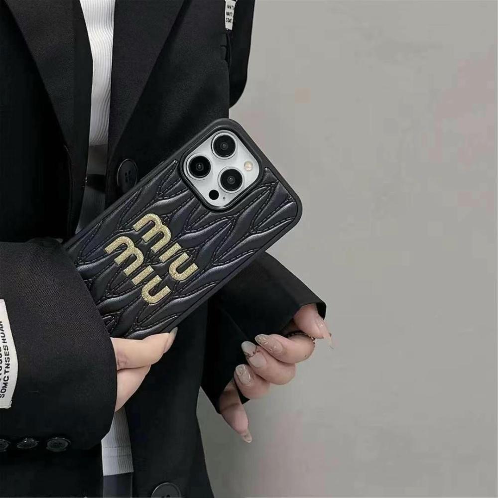 Fashion Glitter Leather Luxury Phone Cases